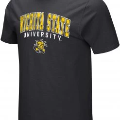 Colosseum Men's Wichita State Shockers Black T-Shirt
