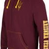 Colosseum Men's Arizona State Sun Devils Maroon Intervention Full-Zip Hoodie