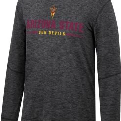 Colosseum Men's Arizona State Sun Devils Black Tournament Long Sleeve T-Shirt