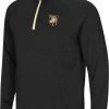 Colosseum Men's Army West Point Black Knights Army Black Rival 1/4 Zip Jacket
