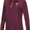 Colosseum Women's Arizona State Sun Devils Maroon Stingray 1/4 Zip Jacket