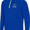 Colosseum Men's Middle Tennessee State Blue Raiders Blue Rival Quarter-Zip Pullover Shirt
