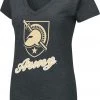 Colosseum Women's Army West Point Black Knights Army Black Dual Blend V-Neck T-Shirt