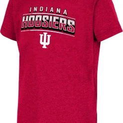 Colosseum Youth Indiana Hoosiers Red Playbook T-Shirt For Girls'