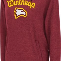 Colosseum Women's Winthrop Eagles Garnet Pullover Hoodie