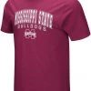 Colosseum Men's Mississippi State Bulldogs Maroon T-Shirt