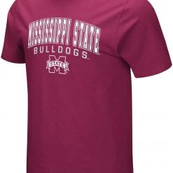 Colosseum Men's Mississippi State Bulldogs Maroon T-Shirt