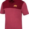 Colosseum Men's USC Trojans Cardinal Polo