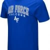 Colosseum Men's Air Force Falcons Blue T-Shirt