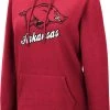 Colosseum Women's Arkansas Razorbacks Cardinal Pullover Hoodie