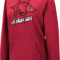 Colosseum Women's Arkansas Razorbacks Cardinal Pullover Hoodie