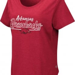 Colosseum Women's Arkansas Razorbacks Cardinal Myla T-Shirt