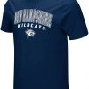 Colosseum Men's New Hampshire Wildcats Blue T-Shirt