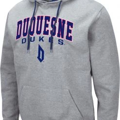 Colosseum Men's Duquesne Dukes Grey Promo Hoodie