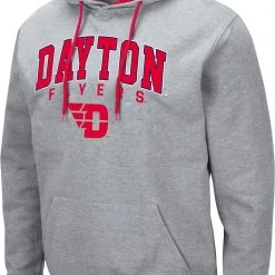 Colosseum Men's Dayton Flyers Grey Promo Hoodie