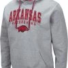 Colosseum Men's Arkansas Razorbacks Grey Promo Hoodie
