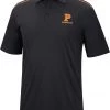 Colosseum Men's Princeton Tigers Black Polo