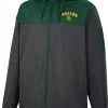 Colosseum Men's Baylor Bears Grey Hooded Windbreaker