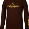 Colosseum Men's Wyoming Cowboys Brown Promo Polo