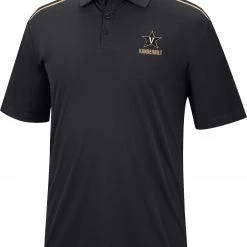 Colosseum Men's Vanderbilt Commodores Black Promo Polo