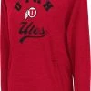 Colosseum Women's Utah Utes Red Promo Hoodie
