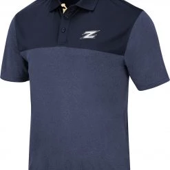 Colosseum Men's Akron Zips Navy Links Polo
