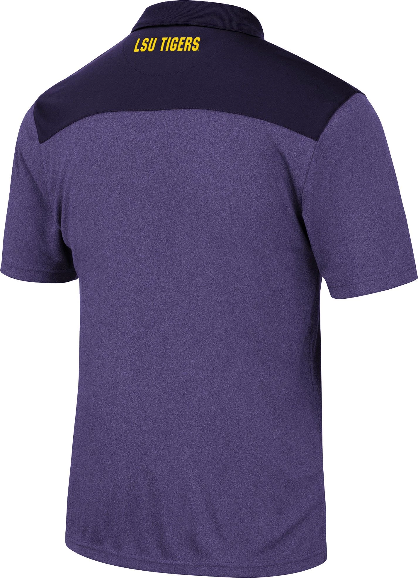 Colosseum Men's LSU Tigers Purple Links Polo 2 Colosseum Men's LSU Tigers Purple Links Polo - Image 2
