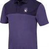Colosseum Men's Northwestern Wildcats Purple Links Polo