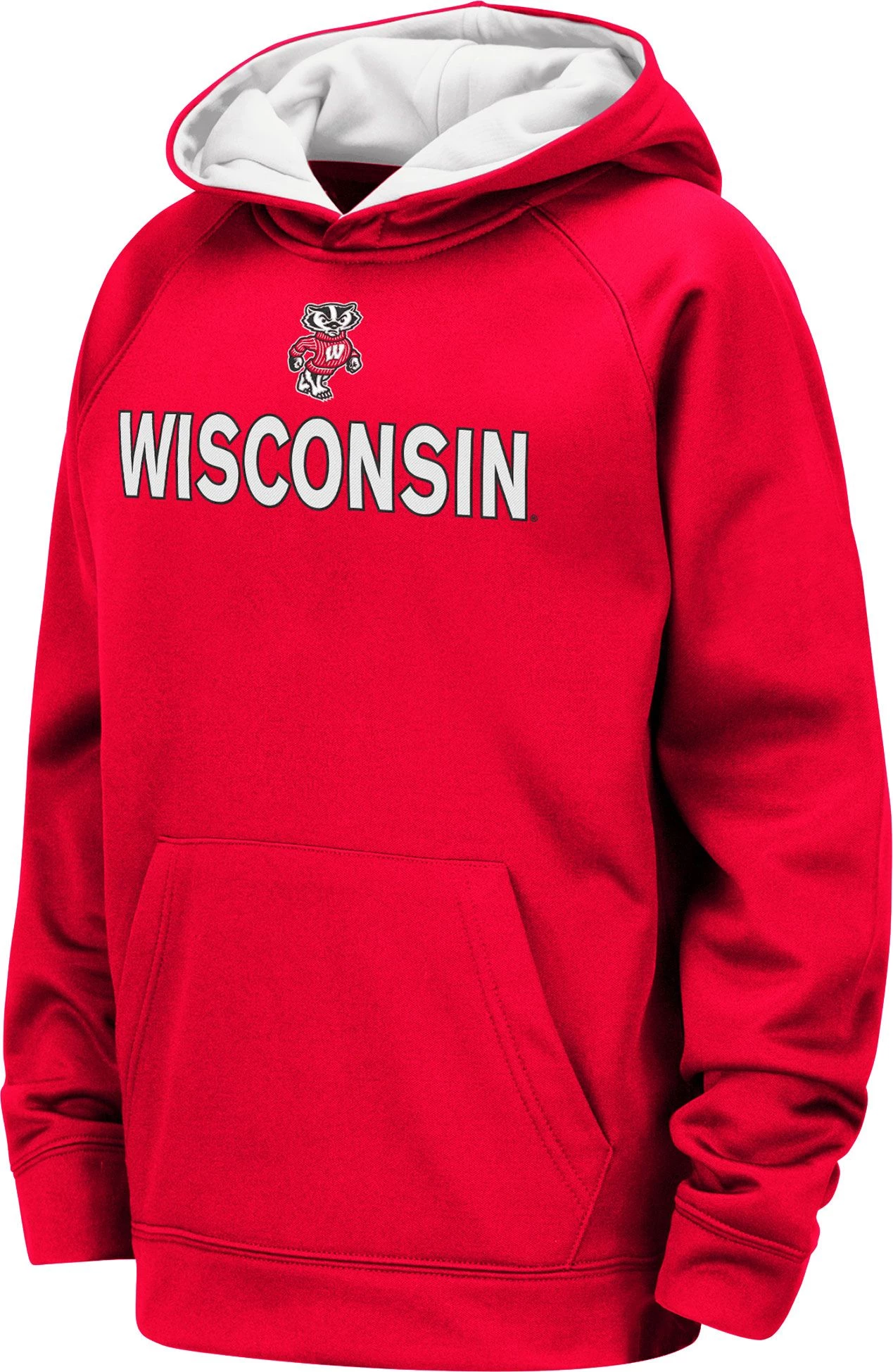 Colosseum Youth Wisconsin Badgers Red Pullover Hoodie For Girls' 1 Colosseum Youth Wisconsin Badgers Red Pullover Hoodie For Girls'