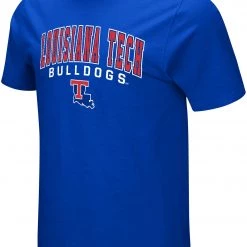 Colosseum Men's Louisiana Tech Bulldogs Blue T-Shirt