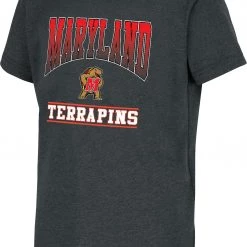 Colosseum Youth Maryland Terrapins Black Toffee T-Shirt For Boys'