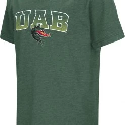 Colosseum Youth UAB Blazers Green Playbook T-Shirt For Boys'