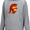 Colosseum Youth USC Trojans Grey Pullover Hoodie For Girls'