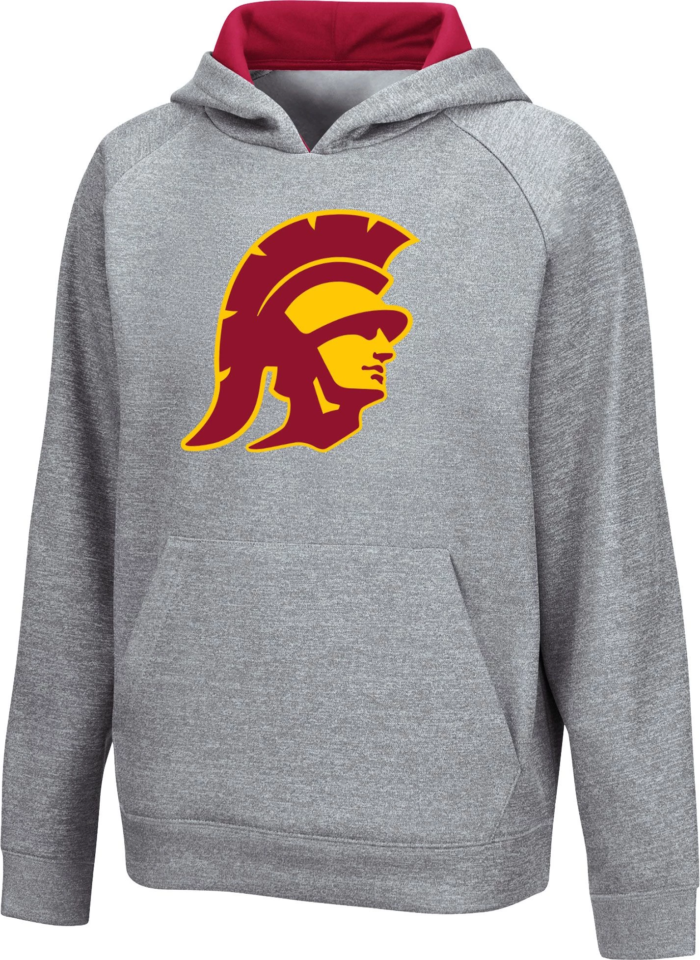 Colosseum Youth USC Trojans Grey Pullover Hoodie For Girls' 1 Colosseum Youth USC Trojans Grey Pullover Hoodie For Girls'
