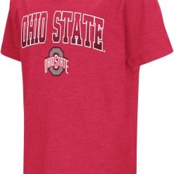 Colosseum Youth Ohio State Buckeyes Scarlet T-Shirt For Boys'