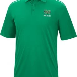 Colosseum Men's Marshall Thundering Herd Green Polo