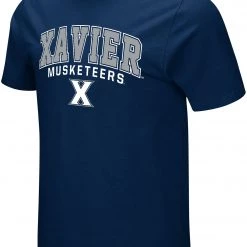 Colosseum Men's Xavier Musketeers Blue T-Shirt