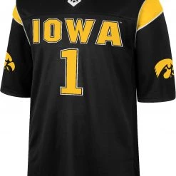 Colosseum Youth Iowa Hawkeyes Black Football Jersey For Boys'
