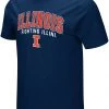 Colosseum Men's Illinois Fighting Illini Blue T-Shirt