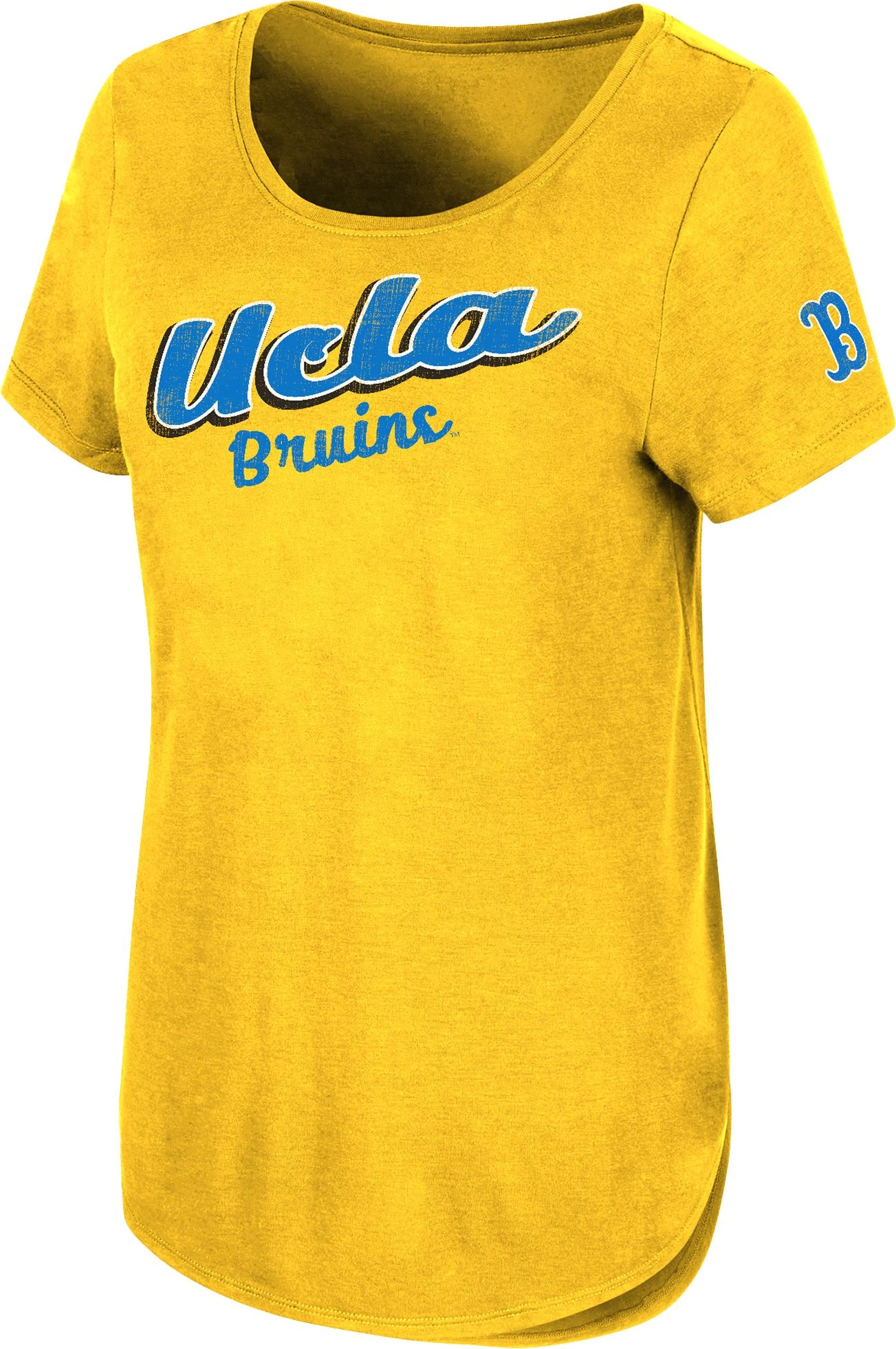 Colosseum Women's UCLA Bruins Gold Scoop T-Shirt 1 Colosseum Women's UCLA Bruins Gold Scoop T-Shirt