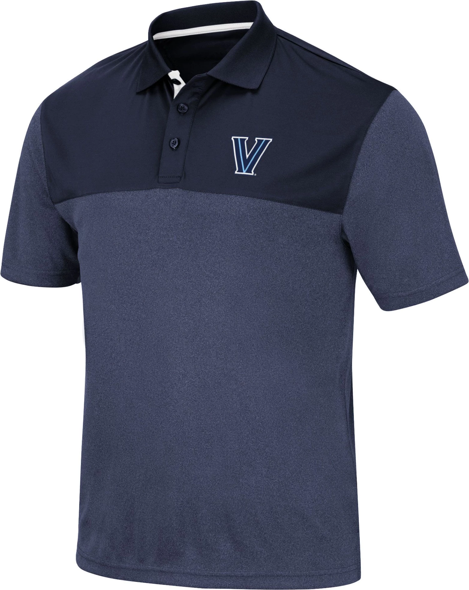 Colosseum Men's Villanova Wildcats Navy Links Polo 1 Colosseum Men's Villanova Wildcats Navy Links Polo