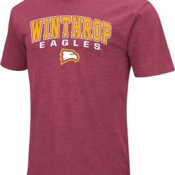 Colosseum Men's Winthrop Eagles Garnet Promo T-Shirt