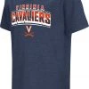 Colosseum Men's Virginia Cavaliers Blue Promo T-Shirt For Girls'