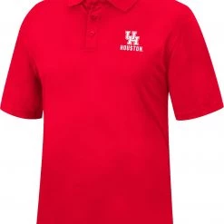 Colosseum Men's Houston Cougars Red Promo Polo