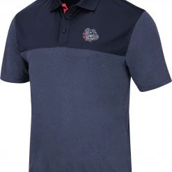 Colosseum Men's Gonzaga Bulldogs Blue Links Polo