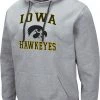 Colosseum Men's Iowa Hawkeyes Grey Pullover Hoodie