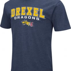 Colosseum Men's Drexel Dragons Navy Promo T-Shirt