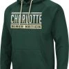 Colosseum Men's Charlotte 49ers Green Pullover Hoodie