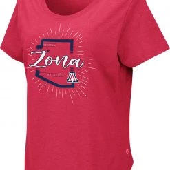 Colosseum Women's Arizona Wildcats Red Myla T-Shirt