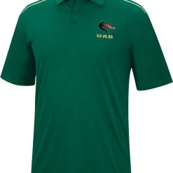 Colosseum Men's UAB Blazers Green Polo